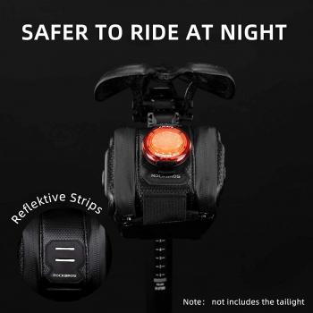 Preview: ROCKBROS | Satteltasche – Wasserdichte Fahrradtasche mit 3D Hard Shell für zusätzlichen Schutz