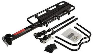 Preview: ROCKBROS | Fahrrad Gepäckträger mit Schnellspanner – Sattelstützenmontage, Max. Zuladung 50kg, 24-29 Zoll