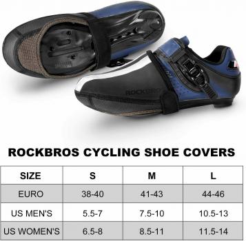 ROCKBROS | Fahrrad Überschuhe Fahrradschuhe Überzieher Wasserdicht Reflektierend