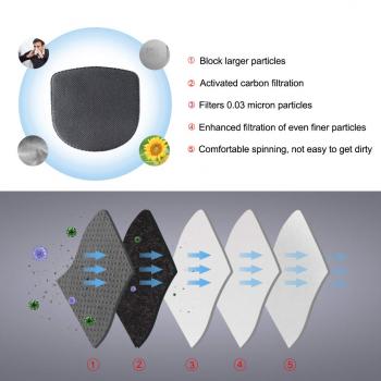 Preview: ROCKBROS | Multifunkionstuch Sturmhaube Winter für Radsport, Motorrad, Laufen