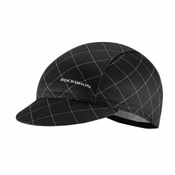 Preview: ROCKBROS | Fahrrad Kappe Mütze Cap Fahrradmütze für Helm Sport Hut Atmungsaktiv Anti-Schweiß UV-Schutz