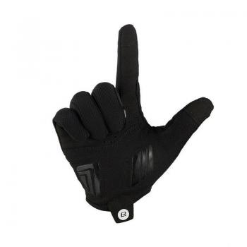 S107-1 (M,L,XL,XXL), ROCKBROS Fahrrad Handschuhe Outdoors Vollfingerhandschuhe Sport Warm Schwarz