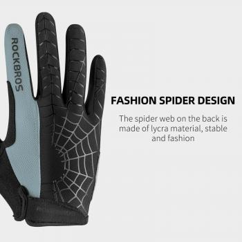 ROCKBROS | Fahrradhandschuhe Vollfinger – Touchscreen Handschuhe für Herren und Damen, Frühling, Größen S-XL