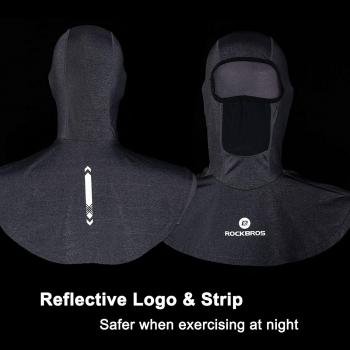 ROCKBROS | Sommer Balaclava Sturmhaube Kopfhaube für Fahrrad/Motorrad – UPF50+ Sonnenschutz, Cooling, UV-Schutz