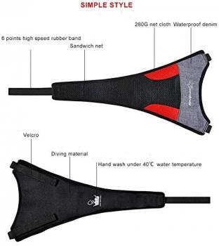 Preview: ROCKBROS | Schweißfänger für Rollentrainer – Saugfähig, Atmungsaktiv und Schnell Trocknend, Anti-Schweiß