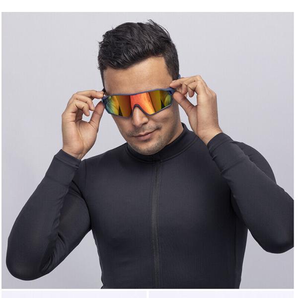 ROCKBROS | Fahrradbrille – Polarisierte Sportbrille mit UV400-Schutz
