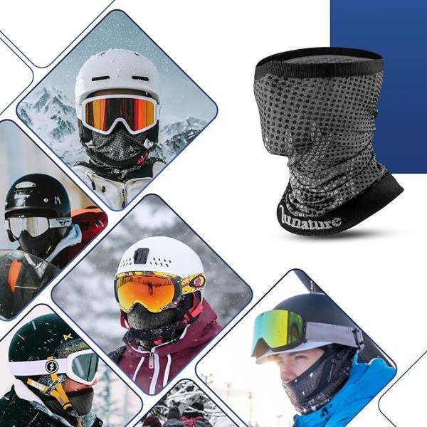 QUNATURE | Multifunktionstuch – Winddichter, Atmungsaktiver Halswärmer für Outdoor-Sportarten