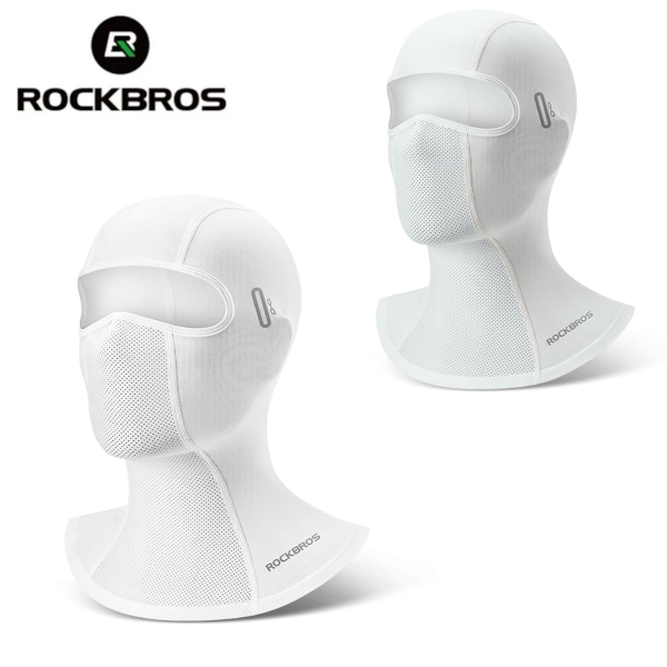 ROCKBROS | Atmungsaktive Sturmhaube Balaclava – Leichte Kopfhaube für Damen & Herren, UPF50+, Ideal für den Sommer