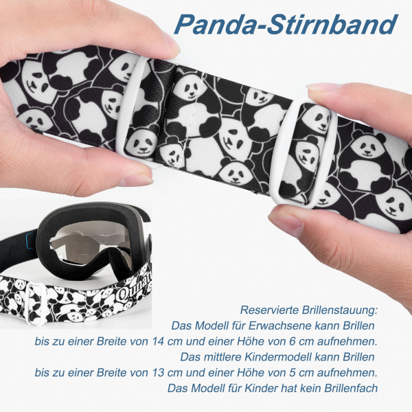 Qunature | Ski- & Snowboardbrille für Brillenträger – Antibeschlag, für Kinder