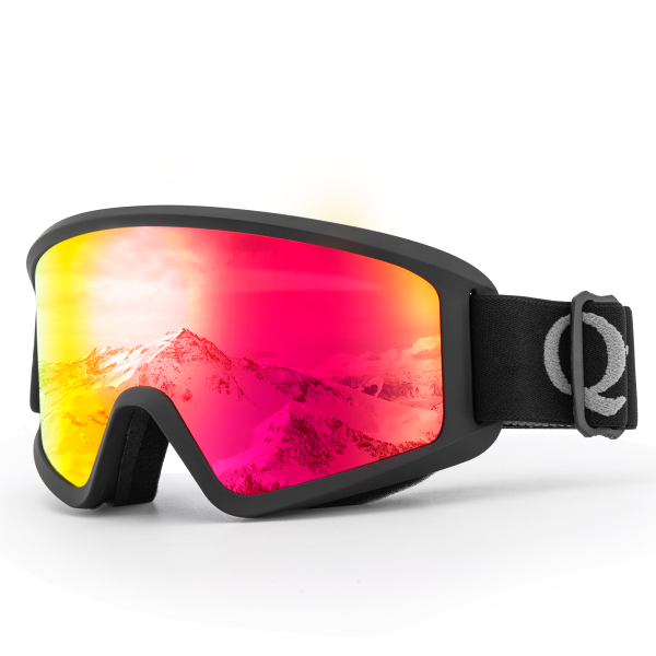Qunature | Skibrille – Antibeschlag mit Doppelglas für Wintersport