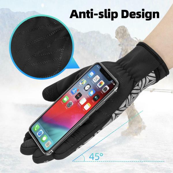 ROCKBROS | Winter Fahrradhandschuhe - WARM, WINDDICHT, TOUCHSCREEN, REFLEKTIEREND
