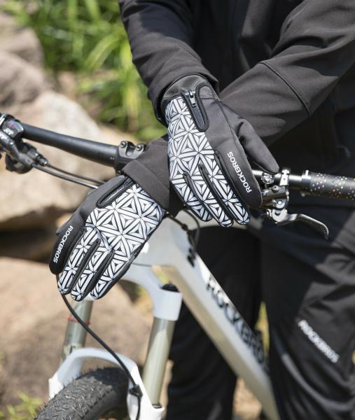 ROCKBROS | Winter Fahrradhandschuhe - WARM, WINDDICHT, TOUCHSCREEN, REFLEKTIEREND