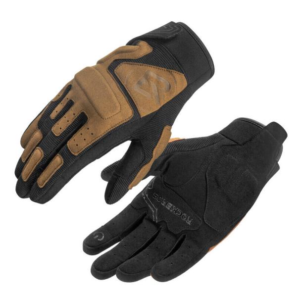 ROCKBROS | Motorrad Handschuhe – Vollfinger Handschuhe für Motorrad & Fahrrad, Touchscreen-kompatibel