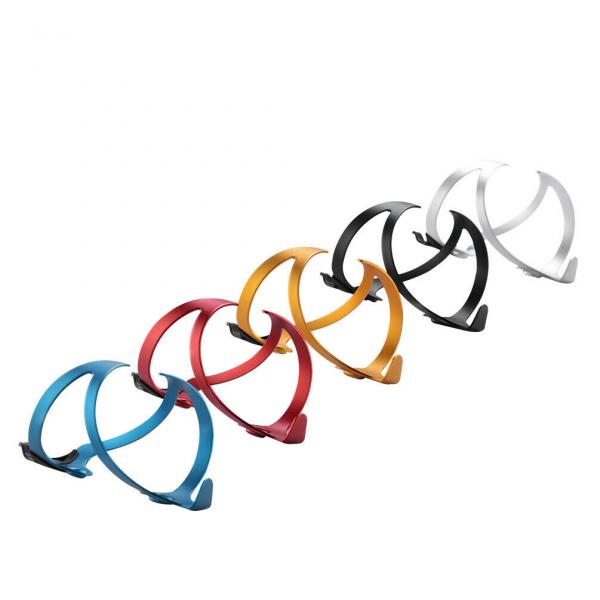 ROCKBROS | Fahrrad Flaschenhalter aus Aluminiumlegierung – Trinkflaschenhalter für Fahrräder (Schwarz, Blau, Silber, Rot, Gelb)