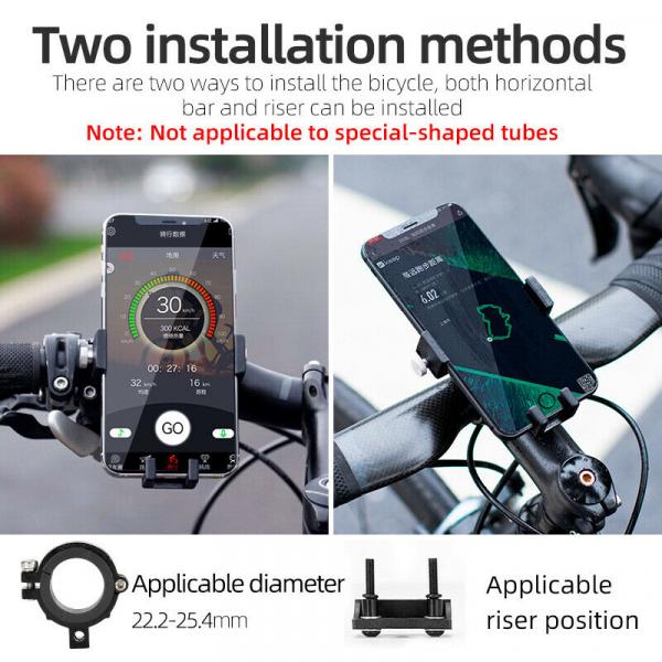 ROCKBROS | Handyhalterung für Fahrrad – Multifunktional Smartphone Halter für Auto und Fahrrad