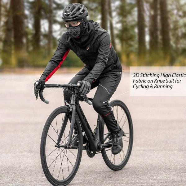 ROCKBROS | Winter Fahrradhose Thermo – Winddichte Mountainbikehose für Herren, M-4XL