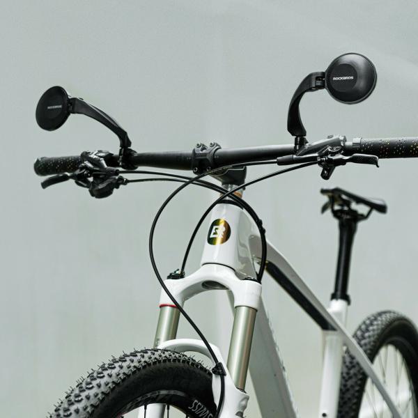 ROCKBROS | Fahrradspiegel – HD Rückspiegel, 360° drehbar, für MTB, E-Bike & Rennrad