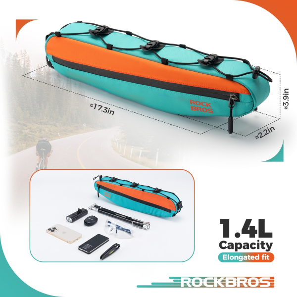 ROCKBROS | Fahrradtaschen-Set – Rahmen-, Sattel- & Lenkertasche für MTB & Rennrad