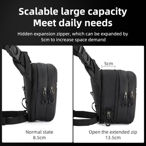 ROCKBROS | Umhängetasche – Multifunktionale Sport- und Motorrad-Tasche, Gürtel-Pouch für Fahrrad