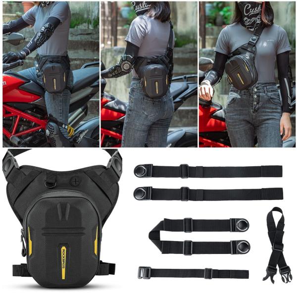 ROCKBROS | Umhängetasche – Multifunktionale Sport- und Motorrad-Tasche, Gürtel-Pouch für Fahrrad