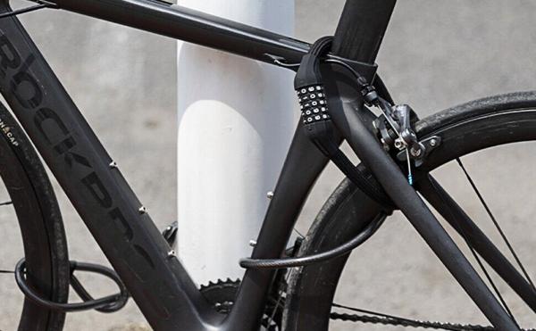 ROCKBROS | Fahrrad Kabelschloss – 5-stellige Zahlenkombination, Schwarz, Robust & Sicher