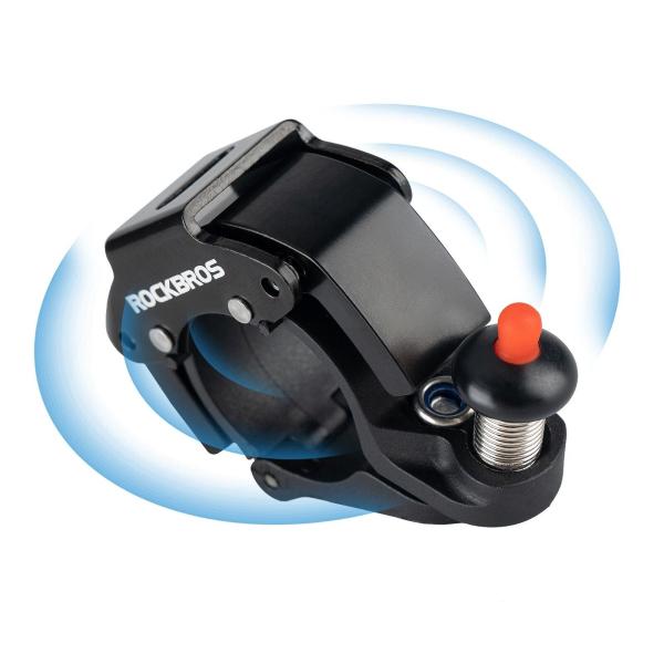 ROCKBROS | Fahrradklingel – Klare & Langanhaltende Töne für 22,2 mm Lenker | MTB & Citybike