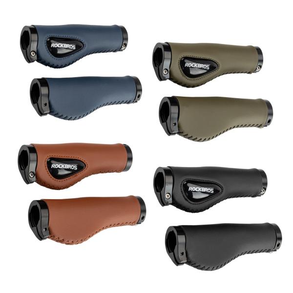 ROCKBROS | Anti-Rutsch Fahrradgriffe – Doppelter Lock-On Griff für MTB, Rennrad & Citybike (22,2 mm)