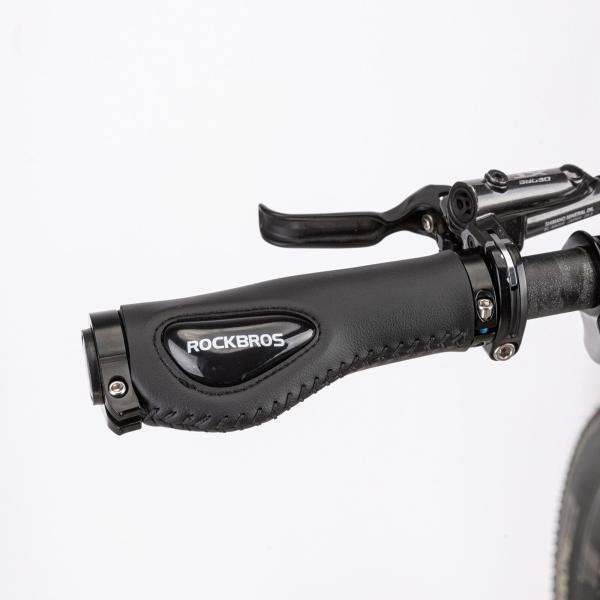ROCKBROS | Anti-Rutsch Fahrradgriffe – Doppelter Lock-On Griff für MTB, Rennrad & Citybike (22,2 mm)