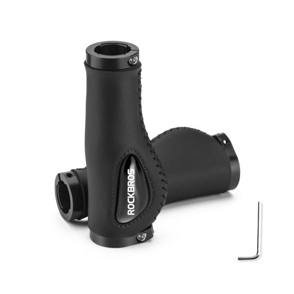 ROCKBROS | Anti-Rutsch Fahrradgriffe – Doppelter Lock-On Griff für MTB, Rennrad & Citybike (22,2 mm)