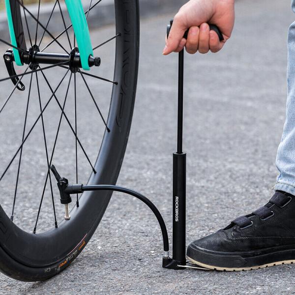ROCKBROS | Fahrrad Standpumpe – Kompakt, leistungsstark und vielseitig