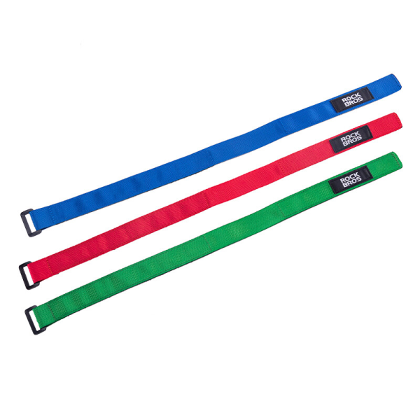 ROCKBROS | Klettkabelbinder Spanngurt Zurrgurt 49.8 cm – Flexibler Fahrradgurt zur Befestigung