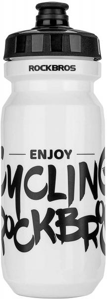 ROCKBROS | Fahrrad-Trinkflasche – 600 ml BPA-frei | Robuste Radflasche für Outdoor-Sportarten