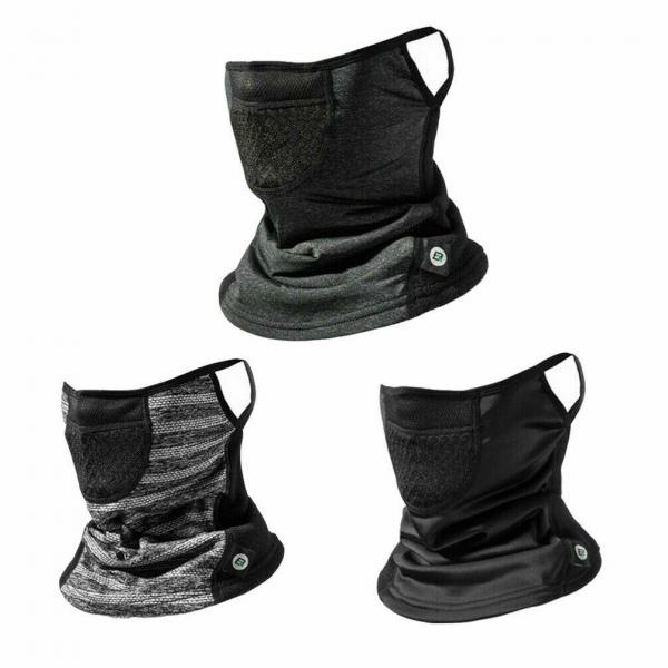 ROCKBROS | Sturmhaube Maske – Fahrrad Kopfbedeckung, Schutzmund, Hängohr Design, Atmungsaktiv