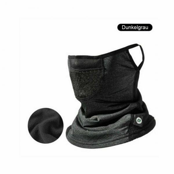 ROCKBROS | Sturmhaube Maske – Fahrrad Kopfbedeckung, Schutzmund, Hängohr Design, Atmungsaktiv