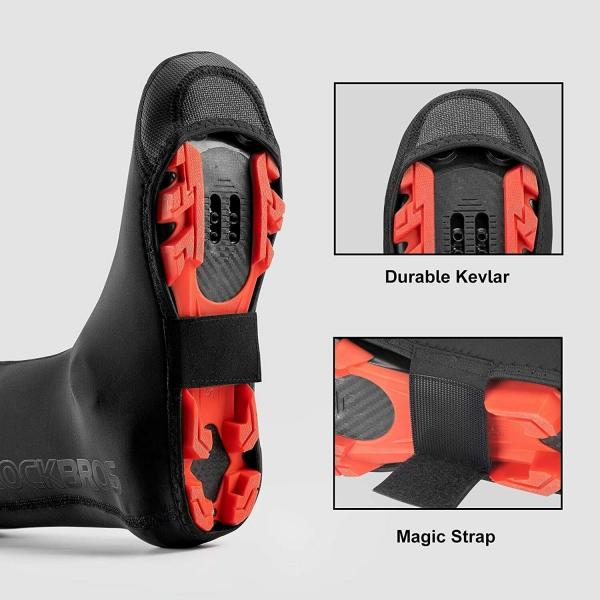 ROCKBROS | Wasserdichte Überschuhe für Fahrrad – Schutz vor Regen, Kälte & Schmutz für Damen und Herren – Shoecover für Rennrad & MTB