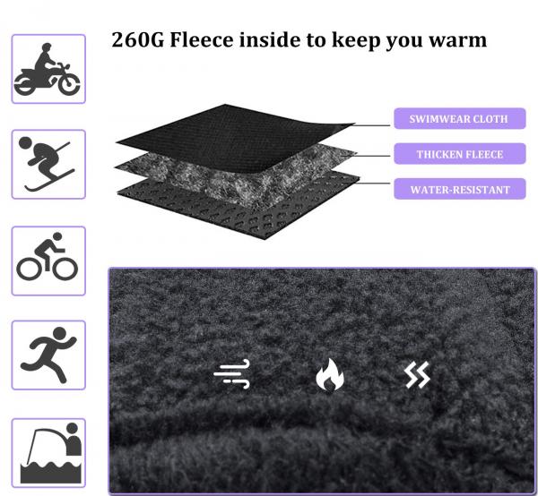 ROCKBROS | Winter Fahrradhandschuhe – Touchscreen, Winddicht, Warm, Wasserabweisend, für Damen und Herren