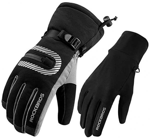 ROCKBROS | Handschuhe – Frühling / Herbst, Winddicht, Touchscreen, Vollfinger für Outdoor-Sportarten