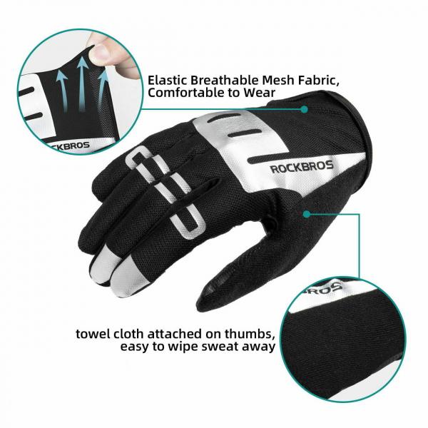 ROCKBROS | Vollfinger Sporthandschuhe – Ideal für Frühling und Herbst