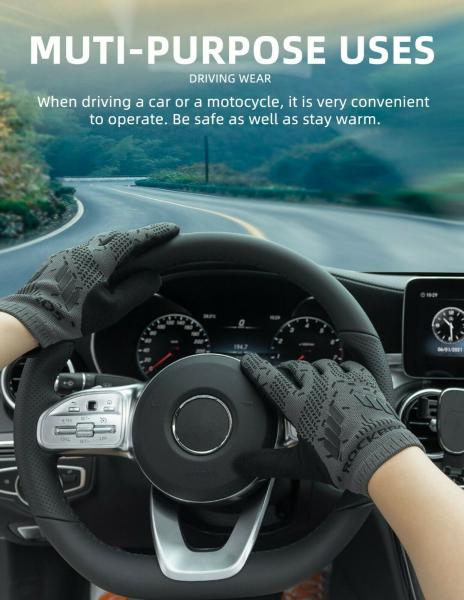 S255-1(M, L, XL, XXL), ROCKBROS Handschuhe Fahrradhandschuhe Herbst Touchscreen Outdoor Sports M-2XL