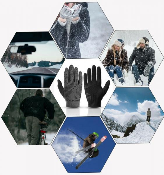 S255-1(M, L, XL, XXL), ROCKBROS Handschuhe Fahrradhandschuhe Herbst Touchscreen Outdoor Sports M-2XL