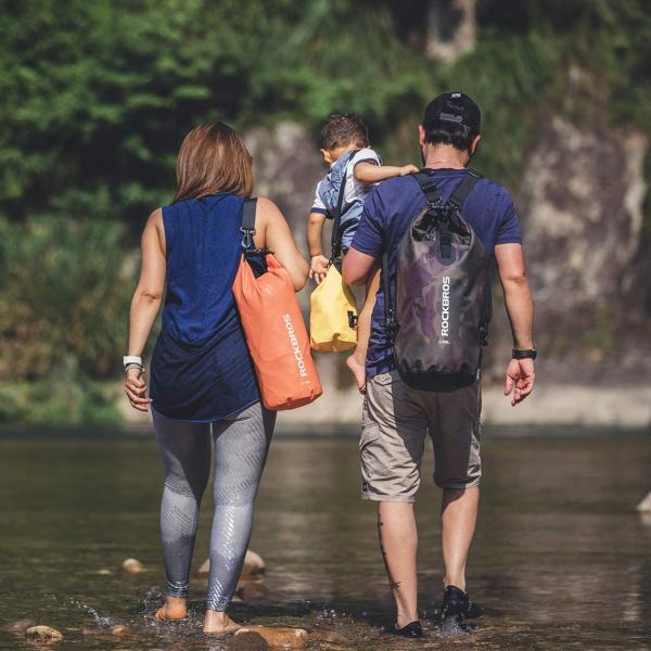 ROCKBROS | Dry Bag Wasserdicht – Packsack in 5L, 10L, 20L, 30L, 40L für Wassersport, Strand, Kajak, Rafting, Segeln und Outdoor-Aktivitäten