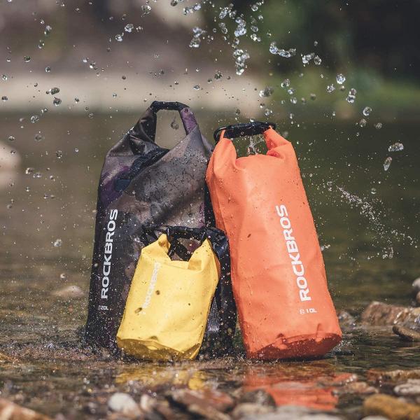 ROCKBROS | Dry Bag 2L – Wasserdichter Packsack für Wassersport, Strand, Kajak, Rafting, Segeln und Outdoor-Abenteuer