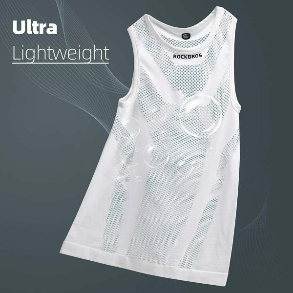 ROCKBROS | Sports Fahrradweste – Atmungsaktive Laufweste, Schnell trocknend (Größen S-5XL)