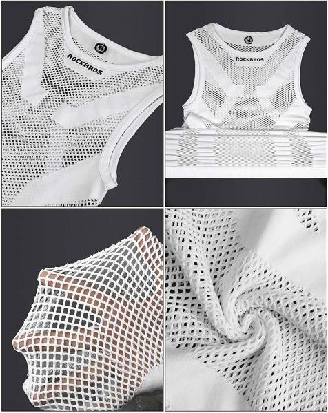 ROCKBROS | Sports Fahrradweste – Atmungsaktive Laufweste, Schnell trocknend (Größen S-5XL)