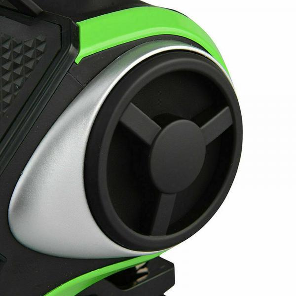 ROCKBROS | Bluetooth Minilautsprecher mit Handyhalterung und Klingel für Fahrradlenker (Schwarz)