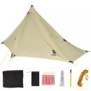 Qunature | Trekkingzelt – Ultraleichtes 1-Mann Campingzelt, wasserdicht, 230 x 180 cm